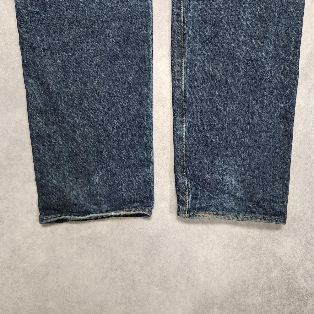 Levis 501 Original Fit Mens Straight Leg Button Fly Jeans (34x36 actual) 36x36
